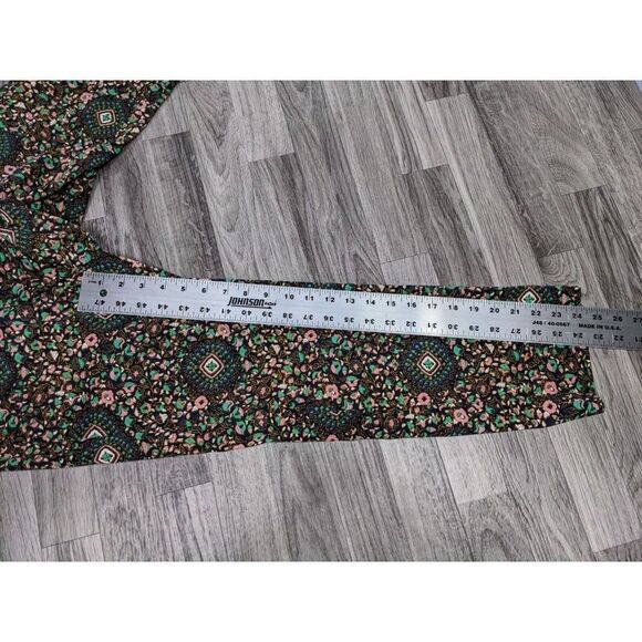 J. Crew Womens Size 6 Floral Paisley Multicolored Capri Cropped Pants - Picture 10 of 12